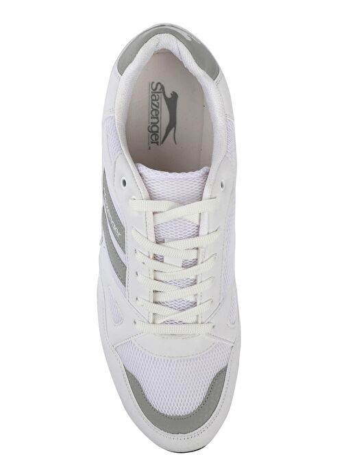 Slazenger MAROON I Büyük Beden Erkek Sneaker Ayakkabı Beyaz / Gri - Görsel 6