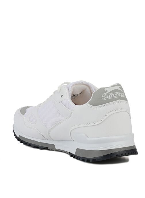 Slazenger MAROON I Büyük Beden Erkek Sneaker Ayakkabı Beyaz / Gri - Görsel 4