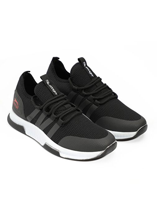 Slazenger TUESDAY I Erkek Sneaker Ayakkabı Siyah / Kırmızı - Görsel 4