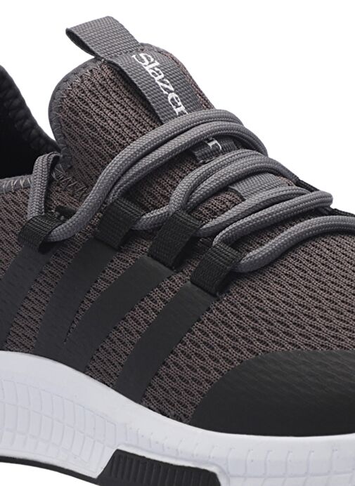 Slazenger TUESDAY I Erkek Sneaker Ayakkabı Koyu Gri / Siyah - Görsel 5