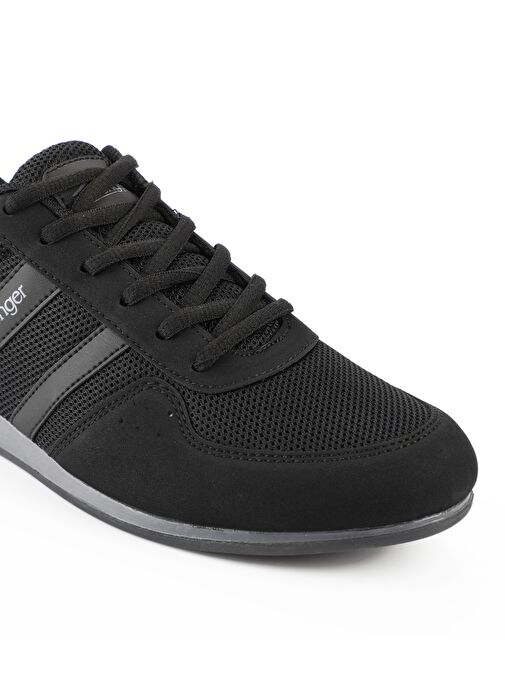 Slazenger OMEGA IN Erkek Sneaker Ayakkabı Siyah / Siyah - Görsel 5