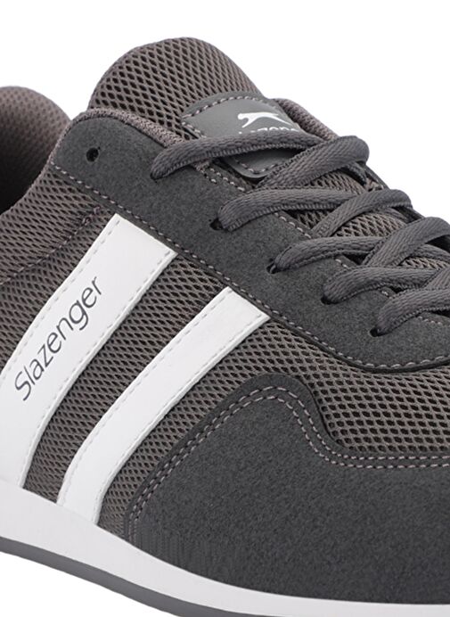 Slazenger OMEGA IN Erkek Sneaker Ayakkabı Koyu Gri - Görsel 5