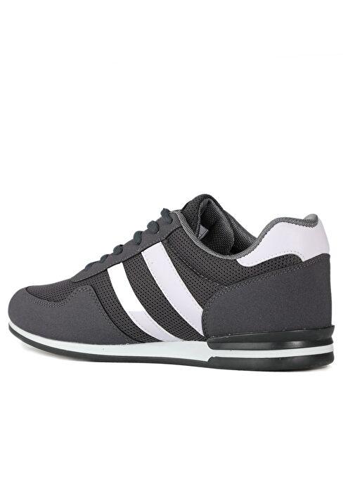 Slazenger OMEGA Erkek Sneaker Ayakkabı Koyu Gri - Görsel 4