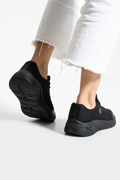 Hammer Jack Siyah Kadın Spor Ayakkabı - Görsel 4