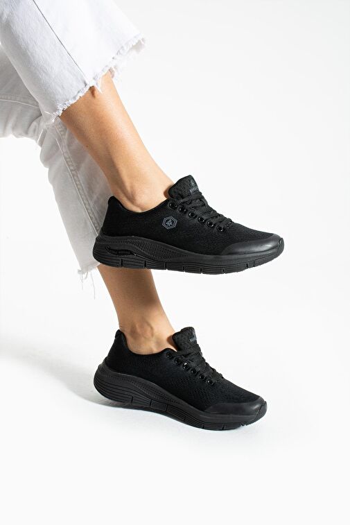 Hammer Jack Siyah Kadın Spor Ayakkabı - Görsel 5