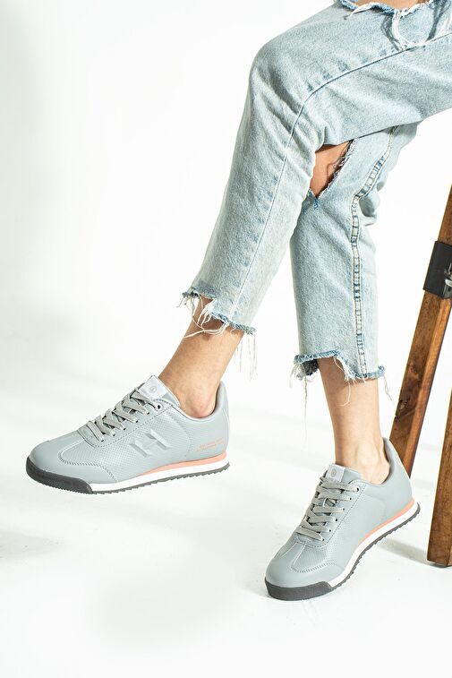 Hammer Jack Gri Kadın Sneaker 10372 - Görsel 3