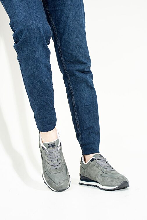 Hammer Jack Gri Erkek Sneaker 10453 - Görsel 4
