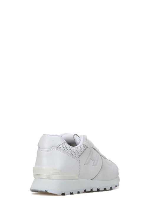 Hammer Jack Peru Hakiki Deri Beyaz Kadın Spor Ayakkabı - Görsel 3