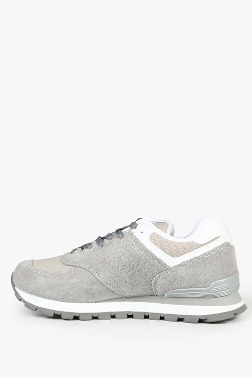 Hammer Jack Chile Hakiki Deri Ciment-Beyaz Kadın Spor Ayakkabı - Görsel 4