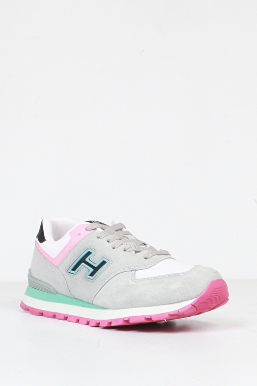 Hammer Jack Chile Hakiki Deri Ciment-Siyah Kadın Spor Ayakkabı - Görsel 3