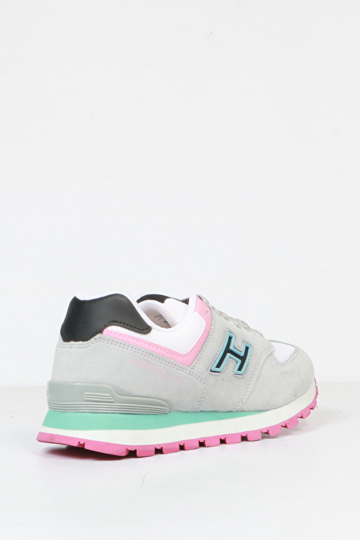 Hammer Jack Chile Hakiki Deri Ciment-Siyah Kadın Spor Ayakkabı - Görsel 4