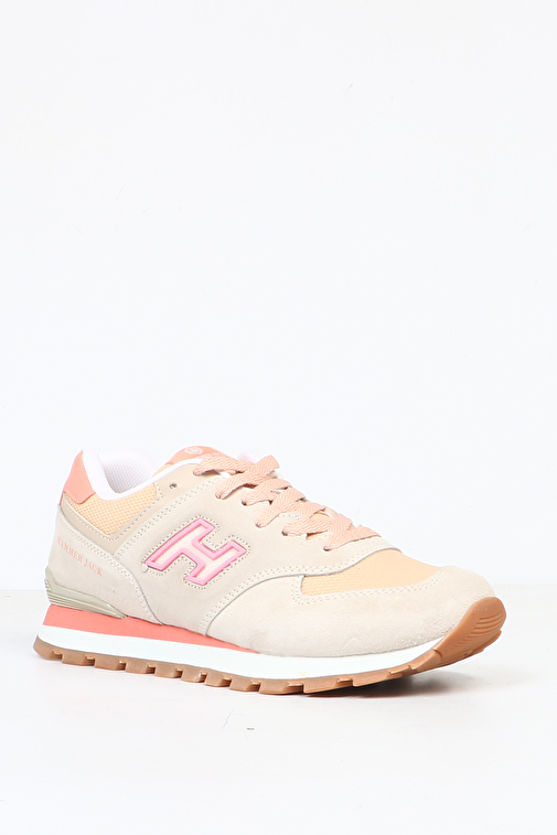 Hammer Jack Chile Hakiki Deri Lamb-Coral Kadın Spor Ayakkabı - Görsel 3