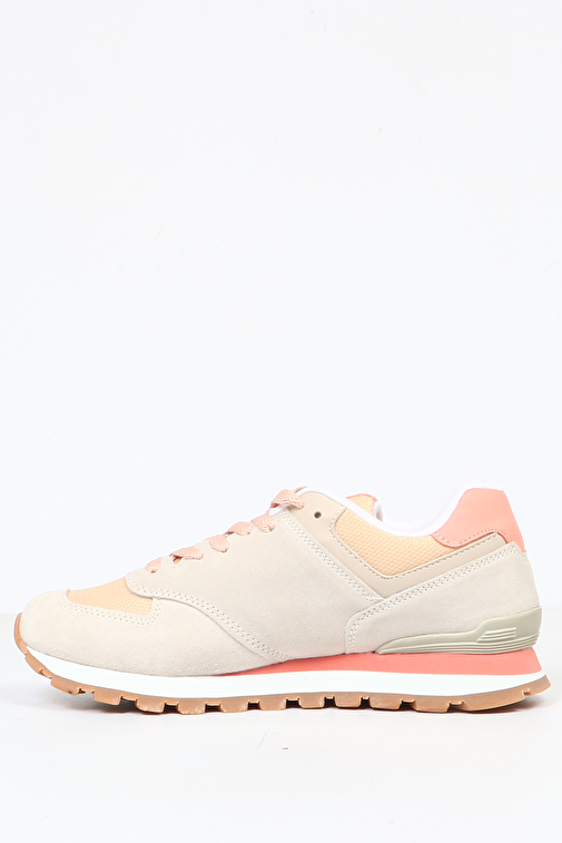 Hammer Jack Chile Hakiki Deri Lamb-Coral Kadın Spor Ayakkabı - Görsel 5