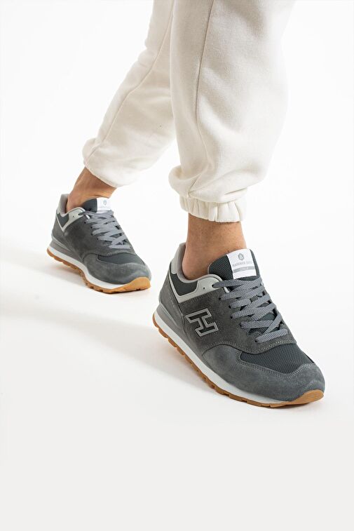 Hammer Jack Chile Hakiki Deri Meet Gri-Krep Erkek Spor Ayakkabı - Görsel 4