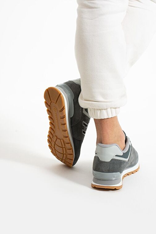 Hammer Jack Chile Hakiki Deri Meet Gri-Krep Erkek Spor Ayakkabı - Görsel 5
