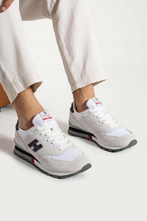 Hammer Jack Chile Hakiki Deri Beyaz Puruty-Laci-Kırmızı Erkek Spor Ayakkabı - Görsel 5