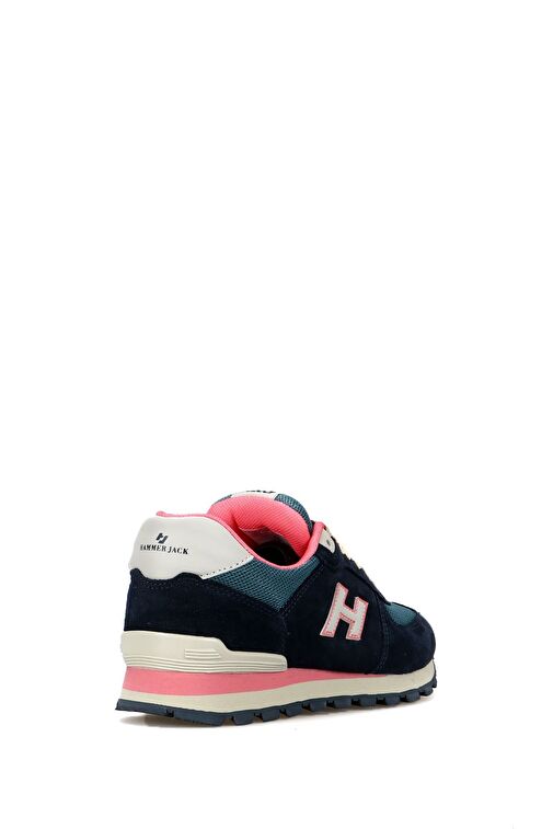 Hammer Jack Lacivert-Pembe Kadın Sneaker 9655 - Görsel 4