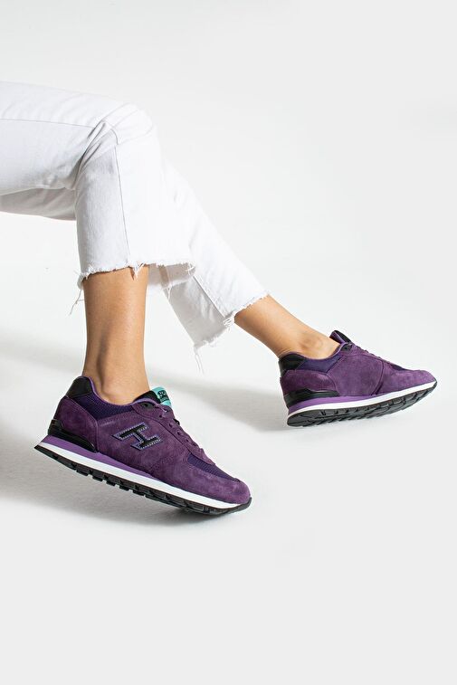 Hammer Jack Peru Hakiki Deri Lazer-Siyah Kadın Spor Ayakkabı - Görsel 4