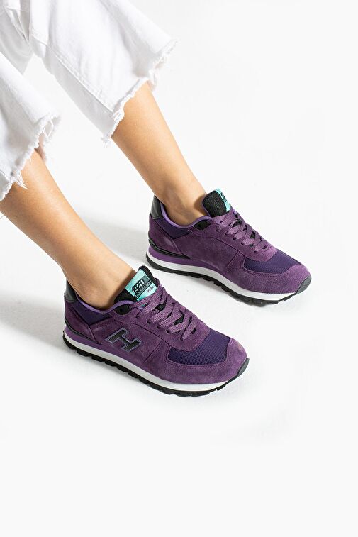 Hammer Jack Peru Hakiki Deri Lazer-Siyah Kadın Spor Ayakkabı - Görsel 5