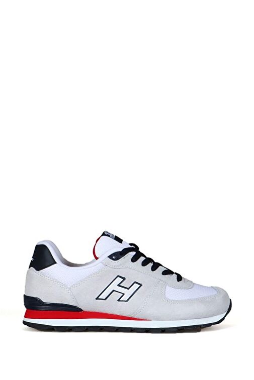 Hammer Jack Peru Hakiki Deri Kirli Beyaz-Kırmızı Erkek Spor Ayakkabı - Görsel 2