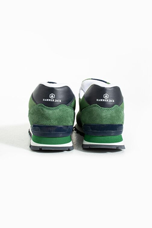 Hammer Jack Peru Hakiki Deri Basilico-Laci Erkek Spor Ayakkabı - Görsel 3