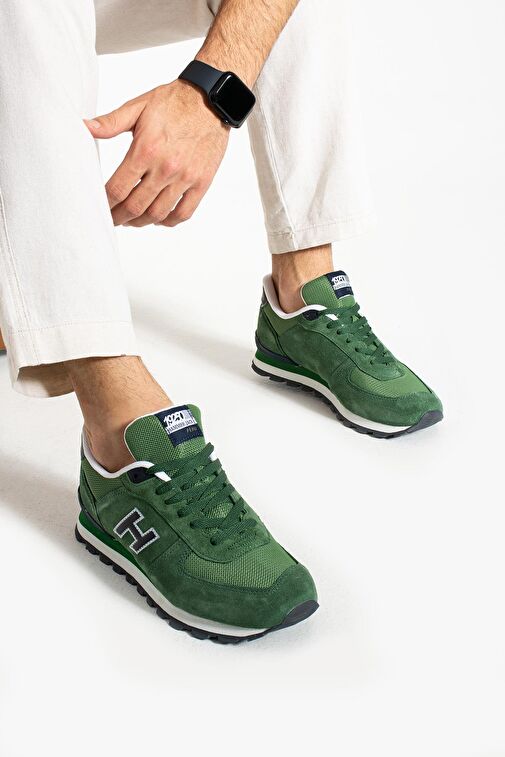 Hammer Jack Peru Hakiki Deri Basilico-Laci Erkek Spor Ayakkabı - Görsel 4