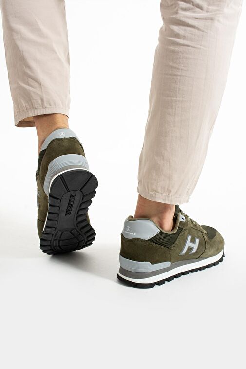 Hammer Jack Peru Hakiki Deri Truffle-Gri Erkek Spor Ayakkabı - Görsel 5