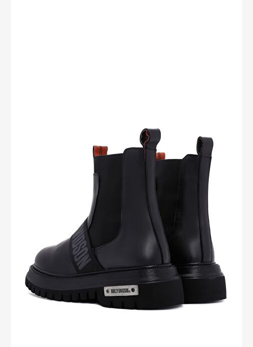 Erkek Siyah Deri Bot POLPERRO - Görsel 7