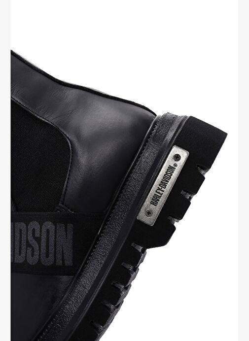 Erkek Siyah Deri Bot POLPERRO - Görsel 8