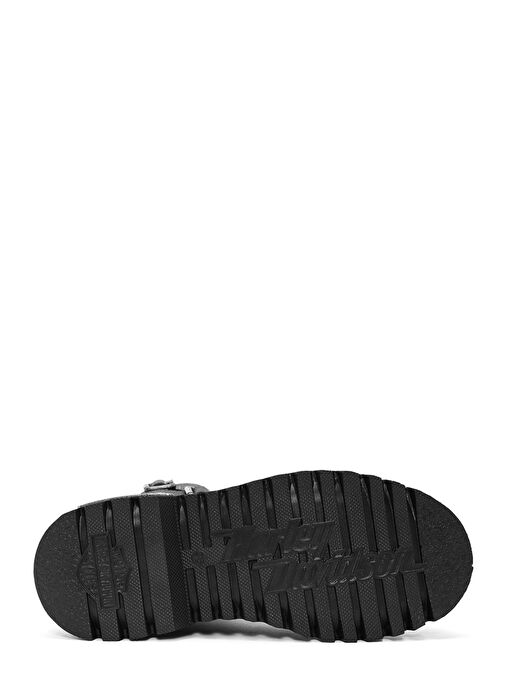 Harley Davidson Siyah Kadın Deri Bot SAHARA - Görsel 6