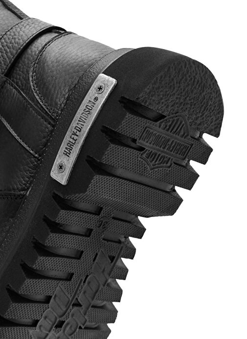 Harley Davidson Siyah Kadın Deri Bot SAHARA - Görsel 9