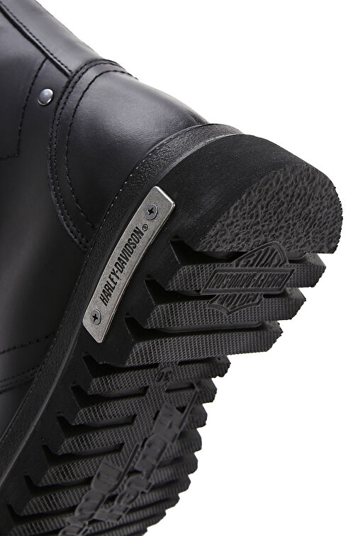 Harley Davidson Siyah Kadın Deri Bot 026Z100029 - Görsel 9