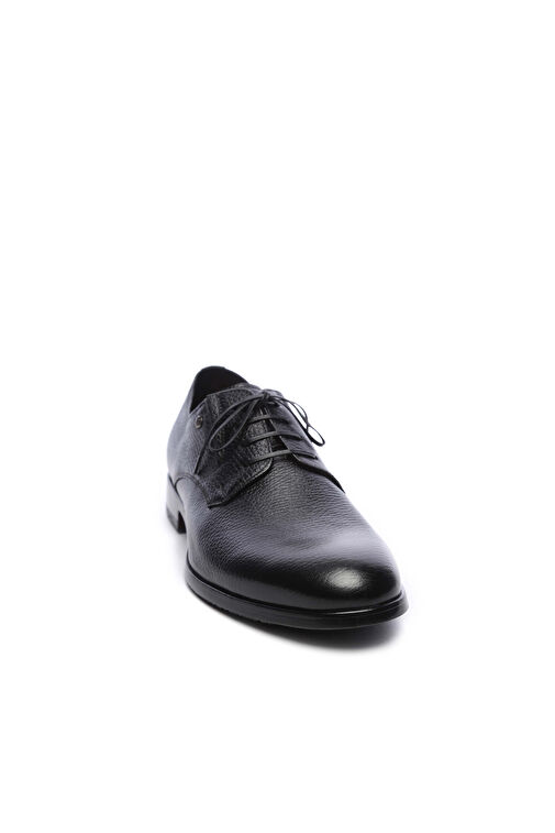 Mario Bruni Erkek Hakiki Deri Siyah Klasik Ayakkabı - Görsel 3