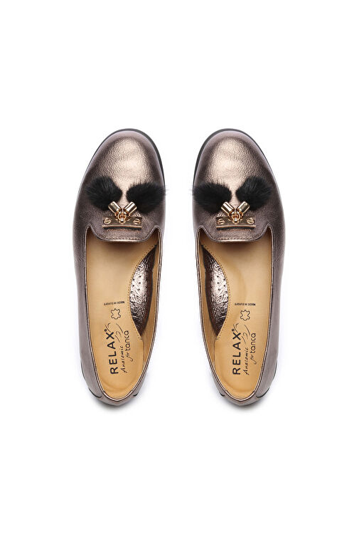 Relax Anatomic Bronz Kadın Deri Loafer 611 E1357-33 BN AYK - Görsel 5
