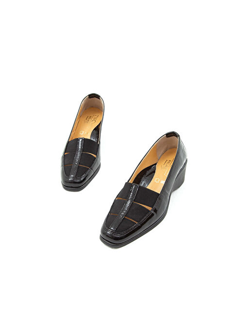 Relax Anatomic Kadın Hakiki Deri Siyah Comfort Ayakkabı - Görsel 3