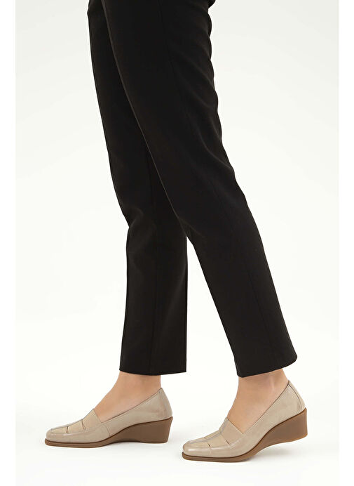 Relax Anatomic Kadın Hakiki Deri Bej Comfort Ayakkabı - Görsel 7