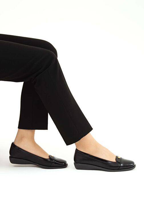 Relax Anatomic Kırmızı Kadın Deri Dolgu Topuk Ayakkabı 611 E2254 BN AYK Y19 - Görsel 5