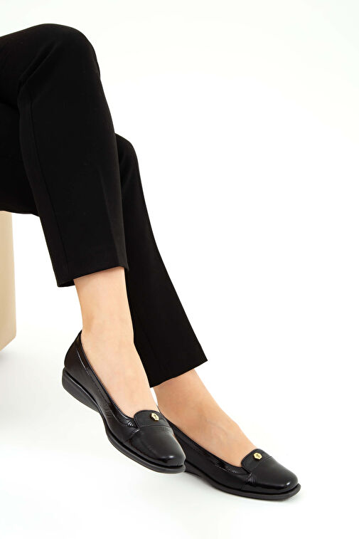 Relax Anatomic Kırmızı Kadın Deri Dolgu Topuk Ayakkabı 611 E2254 BN AYK Y19 - Görsel 6