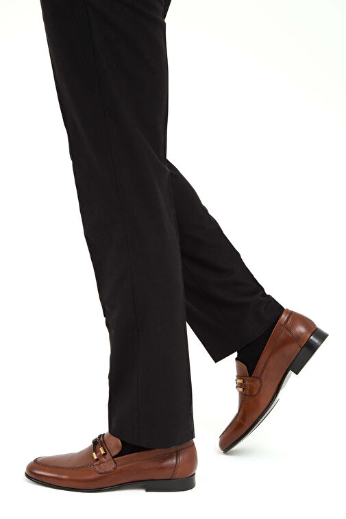 Tamer Tanca Siyah Erkek Deri Loafer 16 5962 K ERK AYK Y19 - Görsel 2