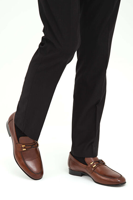 Tamer Tanca Siyah Erkek Deri Loafer 16 5962 K ERK AYK Y19 - Görsel 3