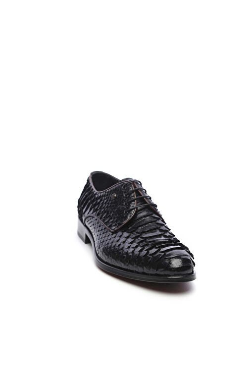 Tamer Tanca Siyah Erkek Deri Klasik Ayakkabı 08 878 K ERK AYK Y19 - Görsel 3