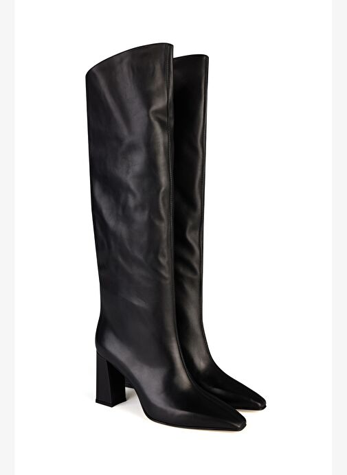 Deri Uzun Çizme - Görsel 2
