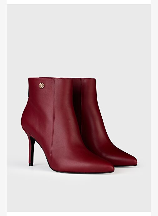 Adl Adl Bordo Deri Logo Detaylı Bot Boyner'de! Bordo - 2. görsel