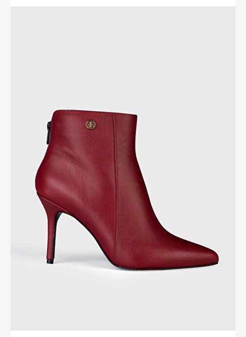 Adl Adl Bordo Deri Logo Detaylı Bot Boyner'de! Bordo - 3. görsel