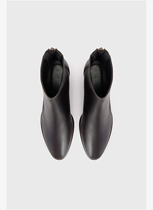 Yuvarlak Burunlu Topuklu Bot - Görsel 4