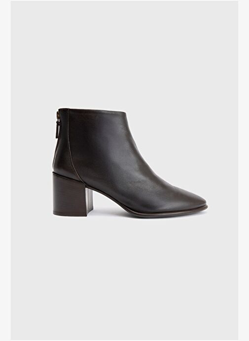 Yuvarlak Burunlu Topuklu Bot - Görsel 2