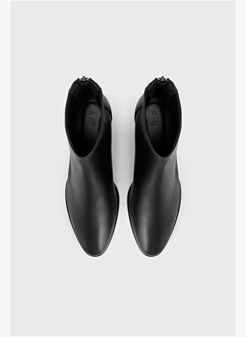 Yuvarlak Burunlu Topuklu Bot - Görsel 4