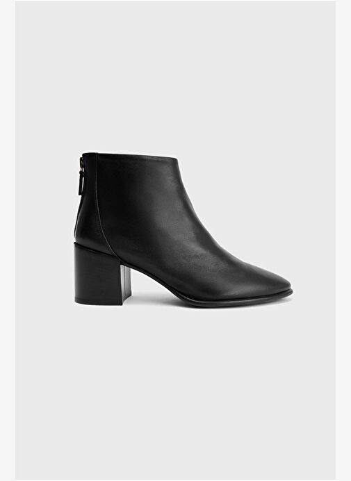 Yuvarlak Burunlu Topuklu Bot - Görsel 2