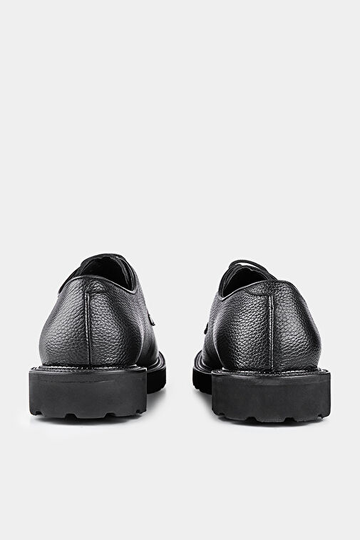 Bisse Erkek Kalın Taban Klasik Ayakkabı Sıyah AY22K22203_D99 - Görsel 4
