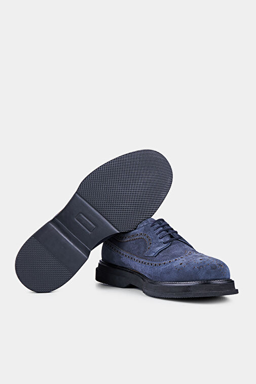 Bisse Erkek Süet Casual Ayakkabı Lacivert AY22K22208_D39 - Görsel 4